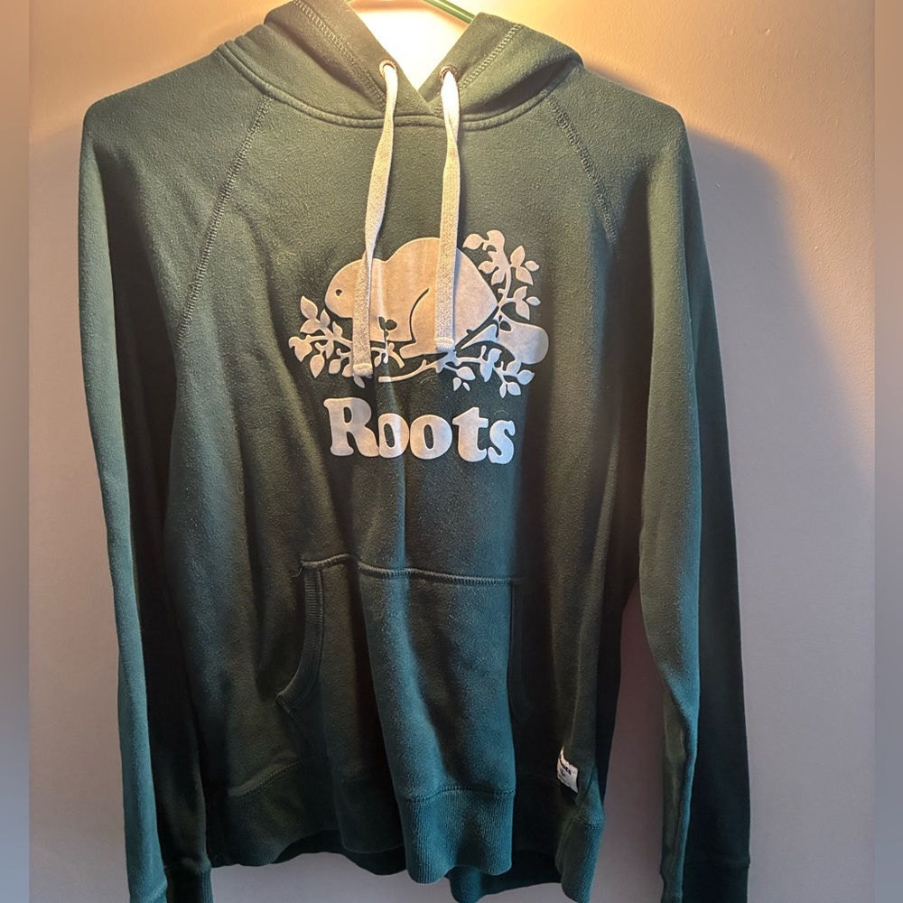 Roots Forest Green Pullover